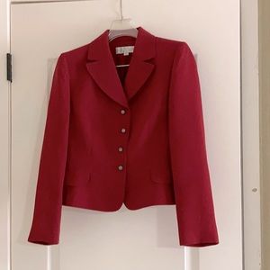 Tahiti Arthur S. Levine cranberry red suit 8P